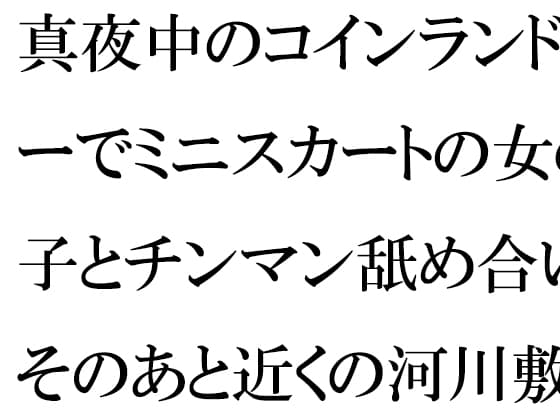 真夜中のコインランドリーでミニスカートの女の子とチンマン舐め合い そのあと近くの河川敷で cover