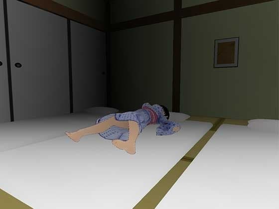 久しぶりに家族で旅館に泊まったら姉の寝相が悪いので夜○いしてみた件 cover