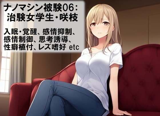 ナノマシン被験体06:治験女学生・咲枝 report1 cover