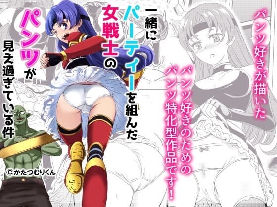 一緒にパーティーを組んだ女戦士のパンツが見え過ぎている件 cover