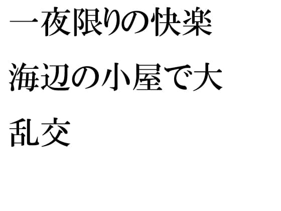 一夜限りの快楽 海辺の小屋で大乱交 cover