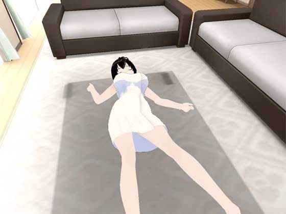風呂上がりのお姉ちゃんがバスタオル姿のまま寝てしまったので声をかけるふりをしながらいろんなところをおさわりしちゃうゲーム cover