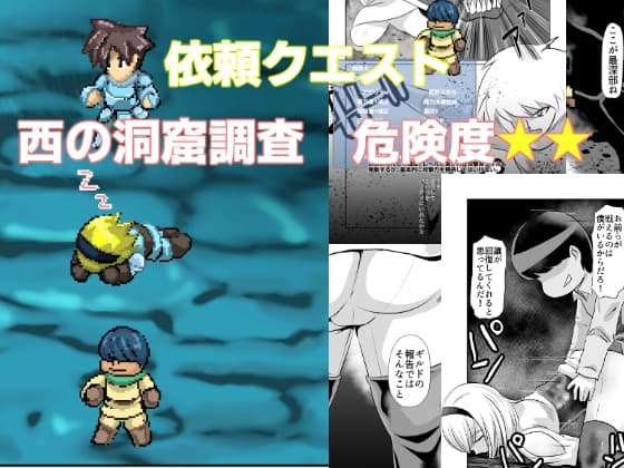依頼クエスト 西の洞窟調査 危険度★★ cover