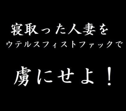寝取った人妻をウテルスフィストファックで虜にせよ! cover