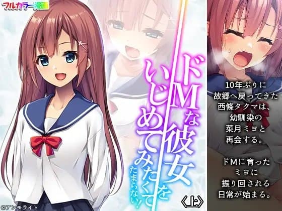 ドMな彼女をいじめてみたくてたまらない! 上 cover