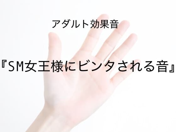 [アダルト効果音素材]SM女王様にビンタされる音[著作権フリー] cover