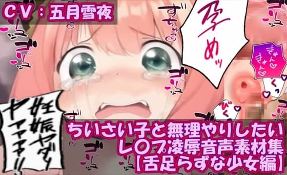 無理やりしたいレ○プ凌○ボイス素材集_舌足らずな少女編(CV五月雪夜) cover