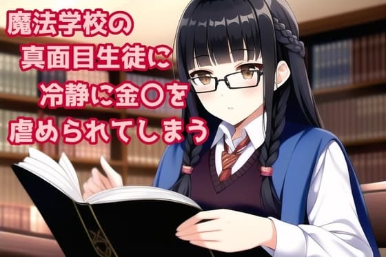 魔法学校の真面目生徒に冷静に金〇を虐められてしまう cover