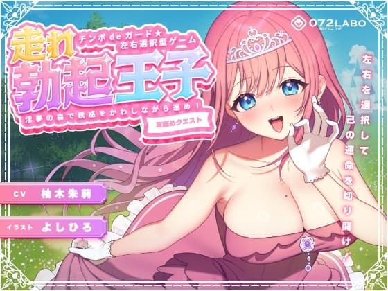 【左右選択耳舐め】チンポdeガード★左右選択型ゲーム「走れ勃起王子01」〜淫夢の森で誘惑をかわしながら進め!〜【耳舐めクエスト】 cover