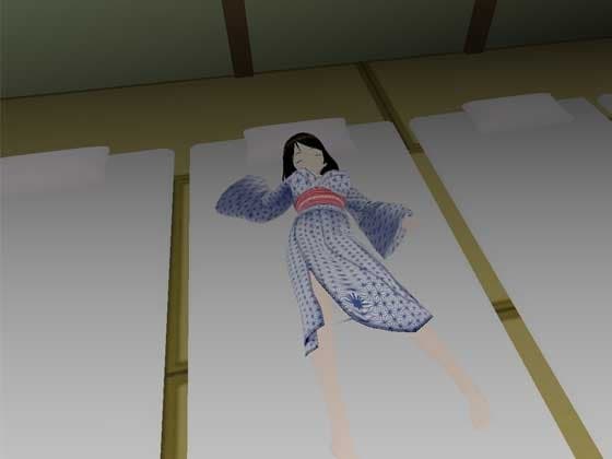 久しぶりに家族で旅館に泊まったらママの寝相が悪いので夜○いしてみた cover