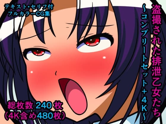 盗撮された排泄乙女たち～コンプリートセット+4K～ cover