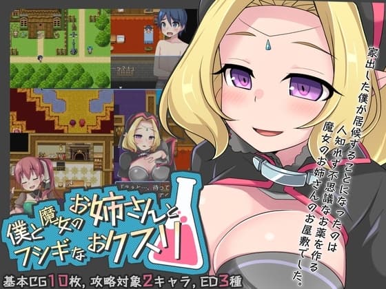 僕と魔女のお姉さんとフシギなオクスリ cover