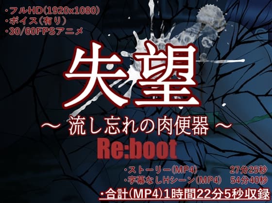 失望～流し忘れの肉便器～ Re:boot【MP4】 cover
