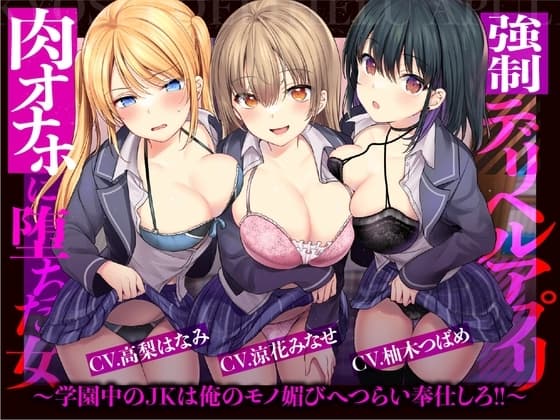 【催○×JK×風俗】強○デリヘルアプリ 肉オナホに堕ちた女～学園中のJKは俺のモノ媚びへつらい奉仕しろ!!～【強要・無理強・強請】 cover