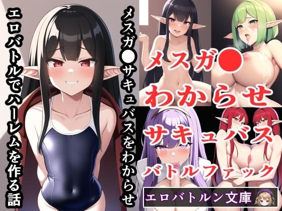 メスガ●サキュバスをわからせ、エロバトルでハーレムを作る話 cover