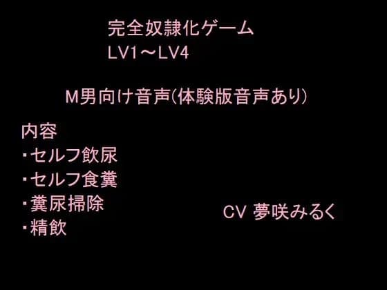 完全奴○化ゲーム LV1～LV4 cover