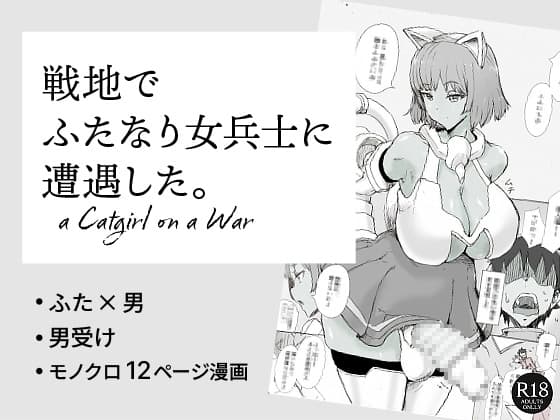 戦地でふたなり女兵士に遭遇した。a Catgirl on a War cover