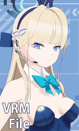 【VRM 同人作品】バニーガール トキ(ブルアカ) cover