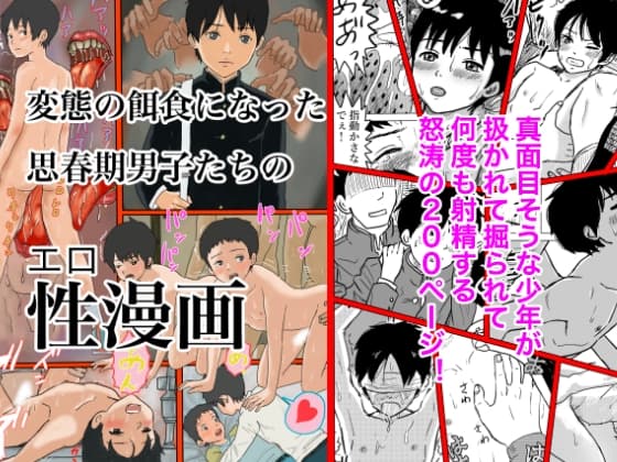 変態の餌食になった思春期男子たちの性漫画 cover
