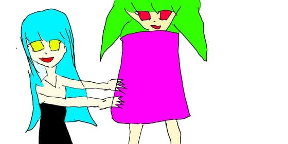 レズが女友達に告白したら断られて復讐に水着を脱がす cover