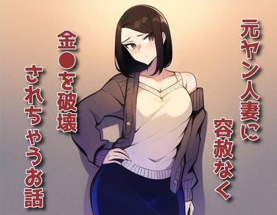 元ヤン人妻に容赦なく金●を破壊されちゃうお話 cover