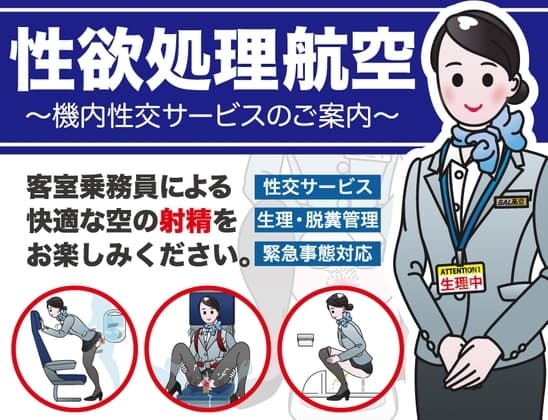 性欲処理航空〜機内性交サービスのご案内〜 cover
