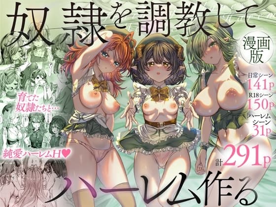 奴○を調教してハーレム作る～育てた奴○たちと純愛ハーレムHするまでの話～【漫画版】 cover