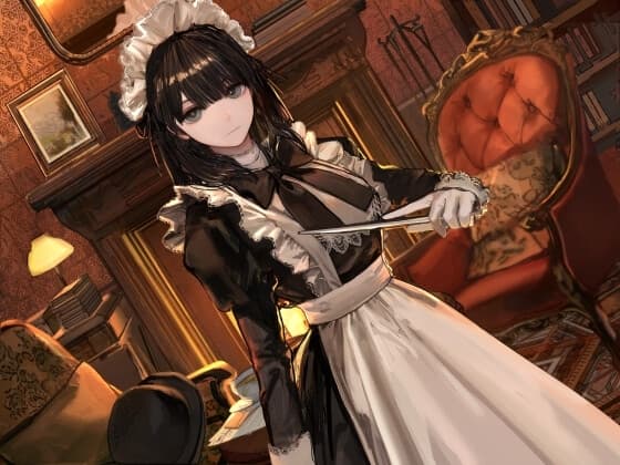 元殺し屋のダウナーメイドによる死と隣合わせの性処理ご奉仕 cover
