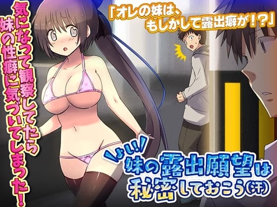 よし!妹の露出願望は秘密しておこう(汗) cover