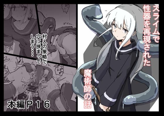 スライムで性器を再現された魔術師の話 cover
