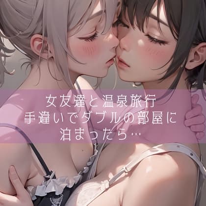 【百合】女友達と温泉旅行 手違いでダブルの部屋に泊まったら… cover