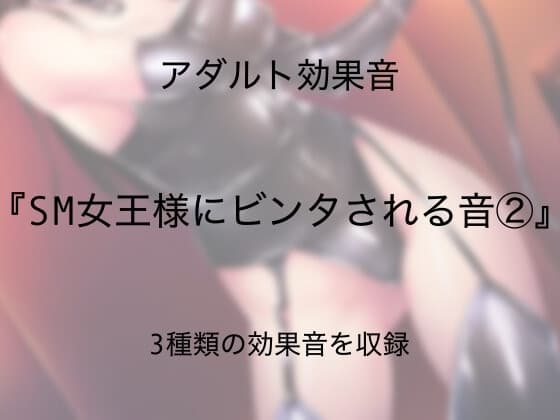 [アダルト効果音素材]SM女王様にビンタされる音2[著作権フリー] cover