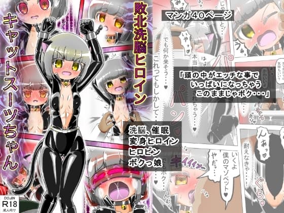 敗北洗脳ヒロイン キャットスーツちゃん cover