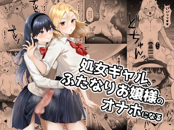 処女ギャル、ふたなりお嬢様のオナホになる cover