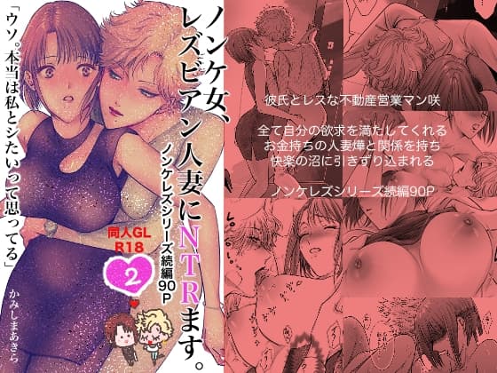 ノンケ女、レズビアン人妻にNTRます。2 cover