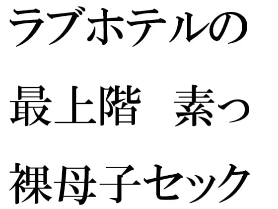 ラブホテルの最上階 素っ裸母子セックス cover