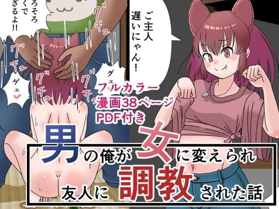 男の俺が女に変えられ友人に調教された話 cover