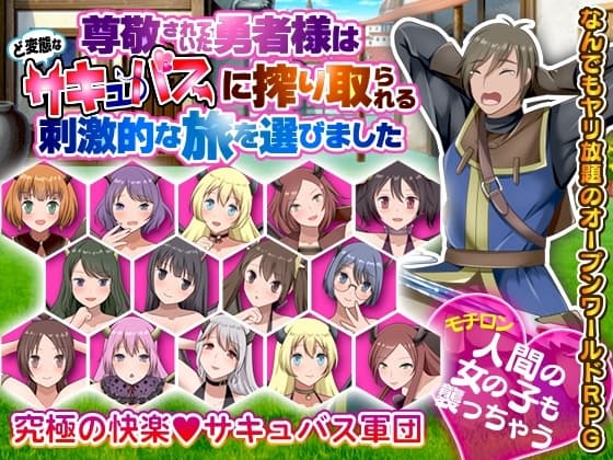 尊敬されていた勇者様はど変態なサキュバスに搾り取られる刺激的な旅を選びました cover