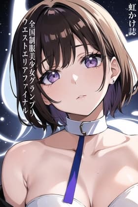 虹かけ誌 全国制服美少女グラ○プリ ウエストエリアファイナル cover