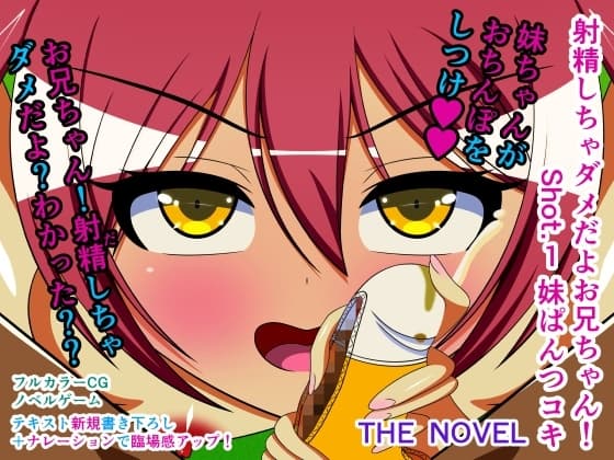 射精しちゃダメだよお兄ちゃん! Shot.1 妹ぱんつコキ THE NOVEL cover