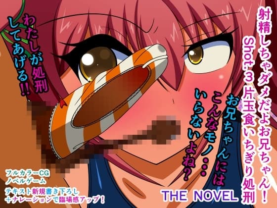 射精しちゃダメだよお兄ちゃん! Shot.3 片玉食いちぎり処刑 THE NOVEL cover