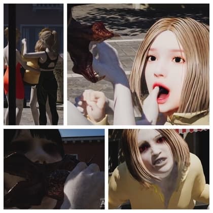 [マイクロムービープロジェクト] 金髪プラカ少女 - 呪い・フィルム:寄生ハザード  【マイノリティアート・ご支援ありがとうございます】 cover