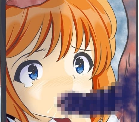 目の前で親友がレ○プされその肉棒を舐めさせられた挙句、自分もレ○プされる怪盗セイ〇トテール cover