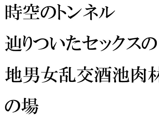 時空のトンネル 辿りついたセックスの地 男女乱交酒池肉林の場 cover