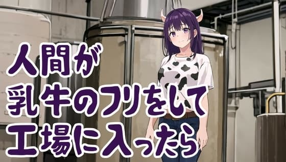 人間が乳牛のフリをして工場に入ったら cover