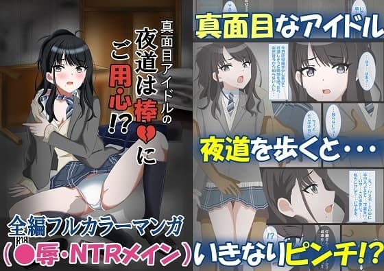 真面目アイドルの夜道は棒にご用心～アイドルが守ってくれるはずのボディガードから寝取られる話～ cover