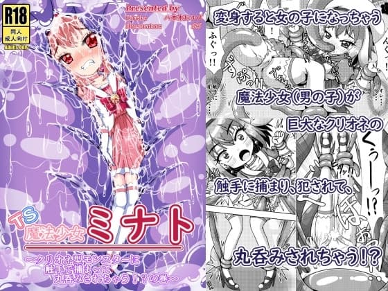 TS魔法少女ミナト ～クリオネ型モンスターに触手で捕まって丸呑みされちゃう!?の巻～ cover
