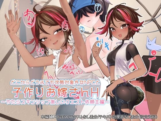 どこからどうみても攻略対象外なNPCと子作りお嫁さんH～やたらスキンシップ激しいクエスト依頼主編～ cover