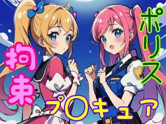 プ◯キュアに敵と間違えられ、必殺技で拘束されてとことん懲らしめられる【手錠/ドM向け/逮捕/囁き/猿轡】 cover