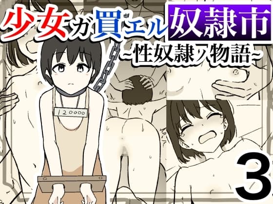 少女ガ買エル奴○市〜性奴○ノ物語〜3 cover